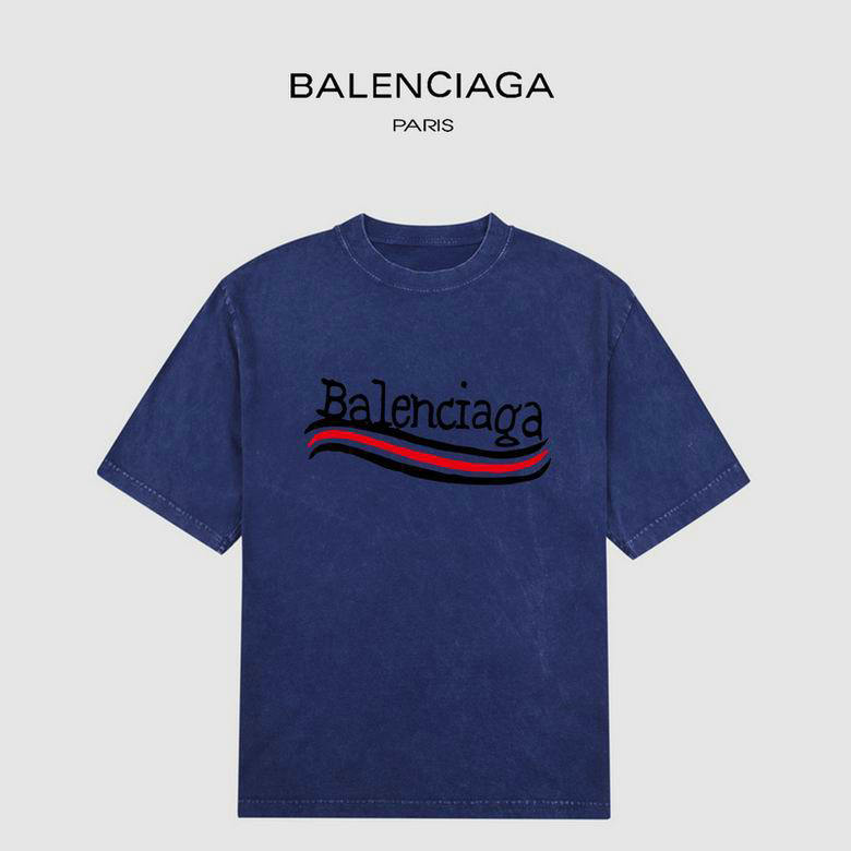 Wholesale Cheap B alenciaga Short Sleeve T-Shirts for Sale