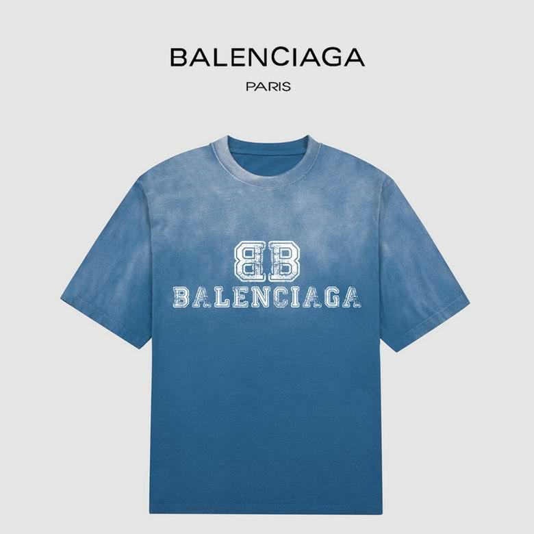Wholesale Cheap B alenciaga Short Sleeve T-Shirts for Sale