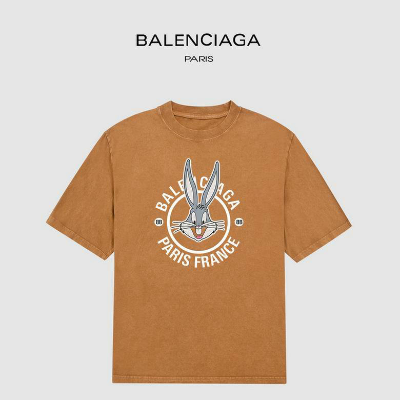 Wholesale Cheap B alenciaga Short Sleeve T-Shirts for Sale