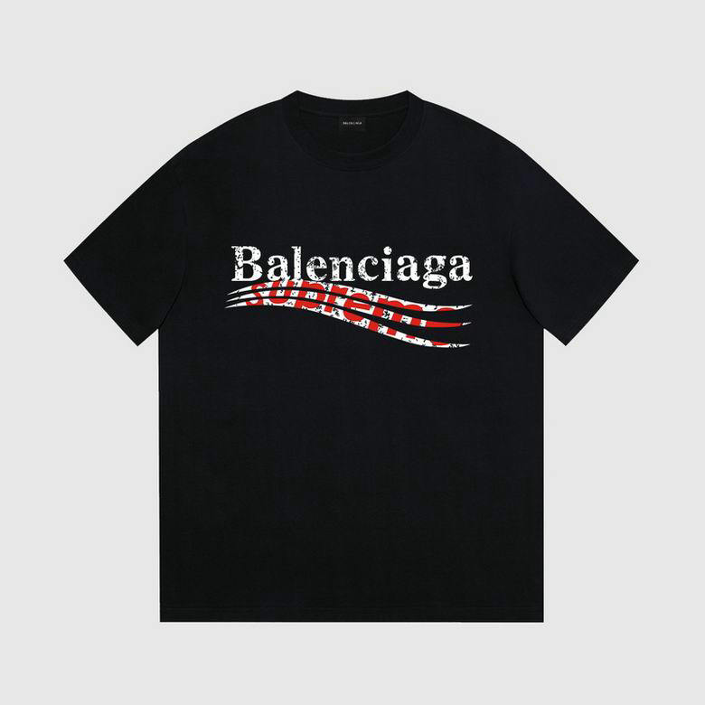 Wholesale Cheap B alenciaga Short Sleeve T-Shirts for Sale