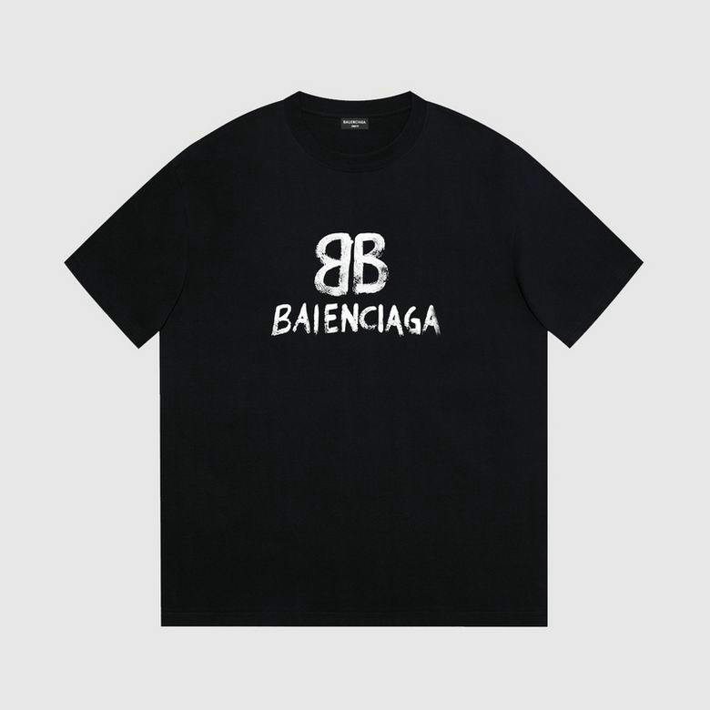 Wholesale Cheap B alenciaga Short Sleeve T-Shirts for Sale