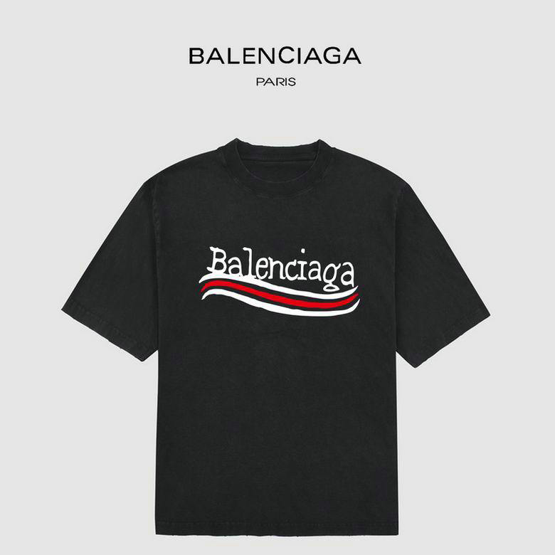 Wholesale Cheap B alenciaga Short Sleeve T-Shirts for Sale