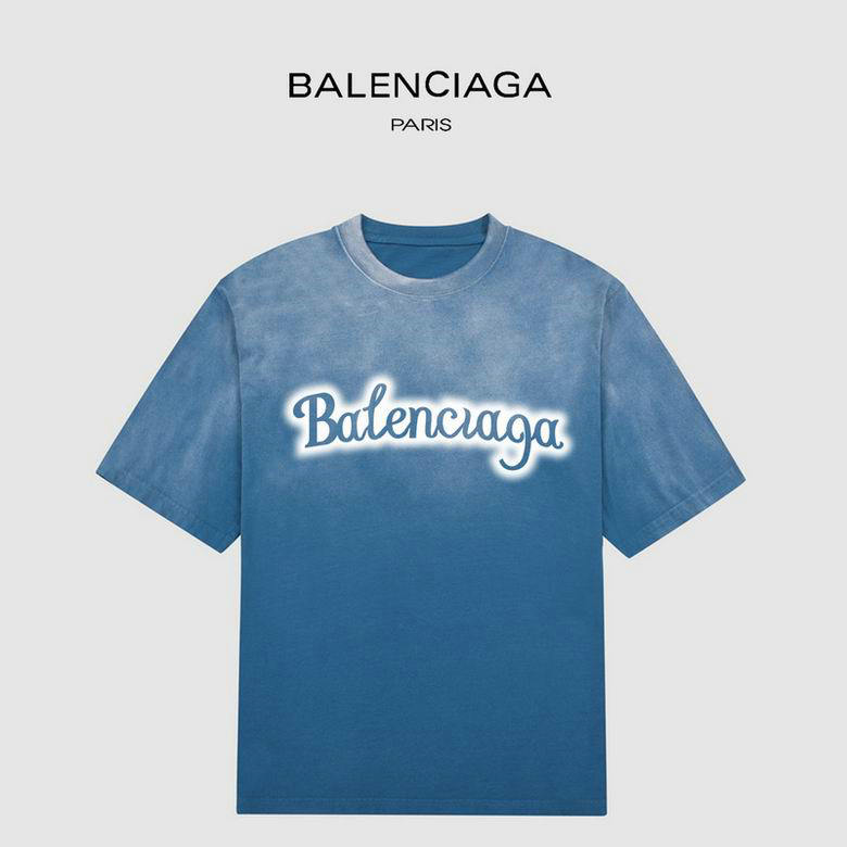 Wholesale Cheap B alenciaga Short Sleeve T-Shirts for Sale