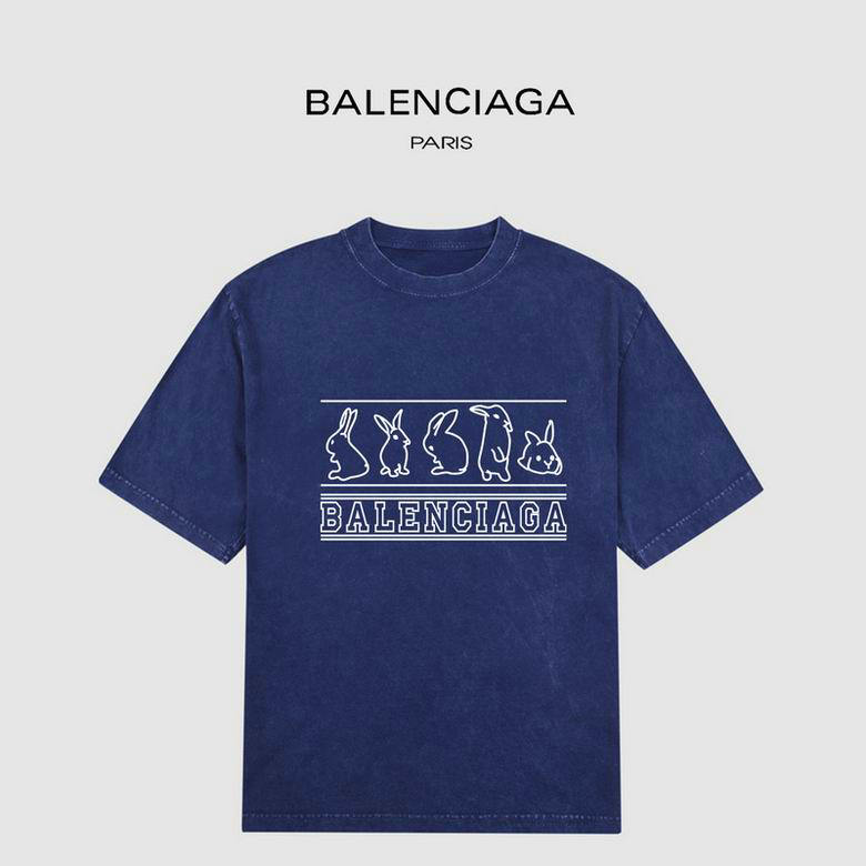 Wholesale Cheap B alenciaga Short Sleeve T-Shirts for Sale