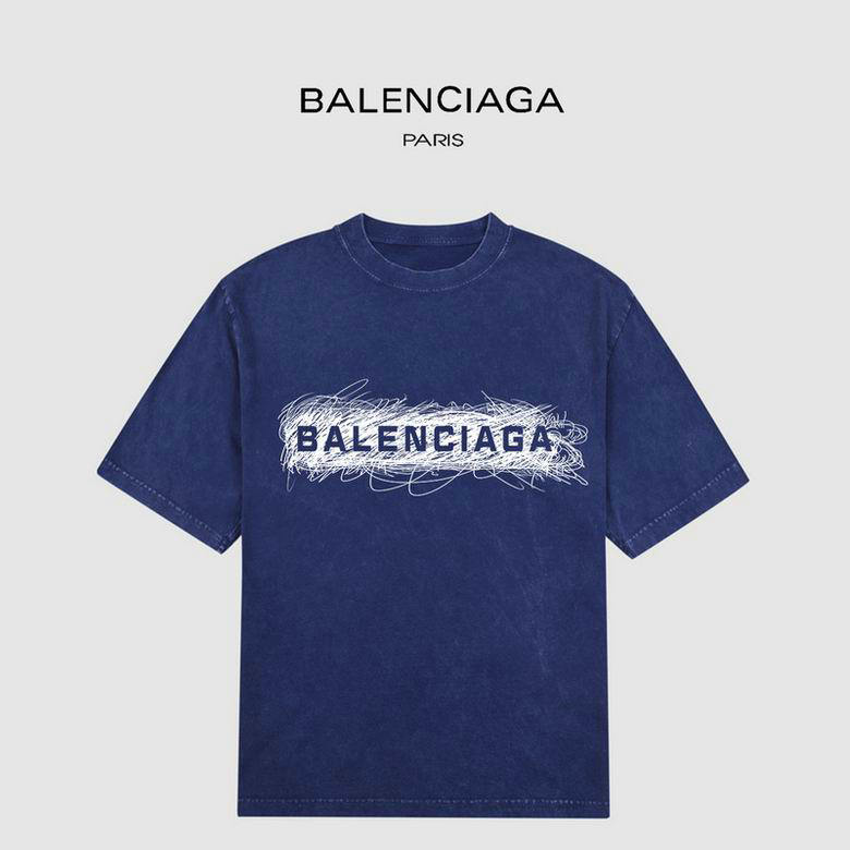 Wholesale Cheap B alenciaga Short Sleeve T-Shirts for Sale