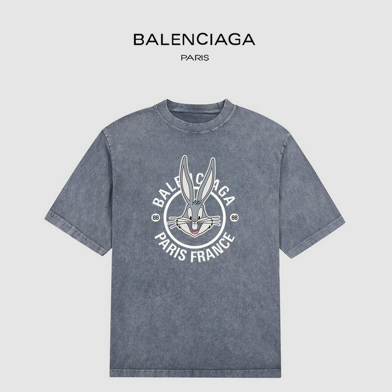 Wholesale Cheap B alenciaga Short Sleeve T-Shirts for Sale