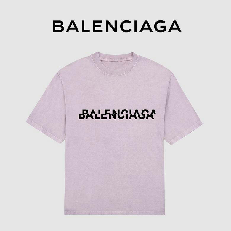 Wholesale Cheap B alenciaga Short Sleeve T-Shirts for Sale