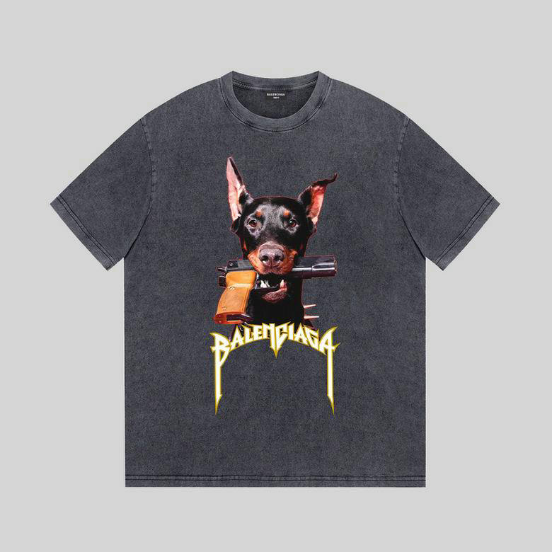 Wholesale Cheap B alenciaga Short Sleeve T-Shirts for Sale