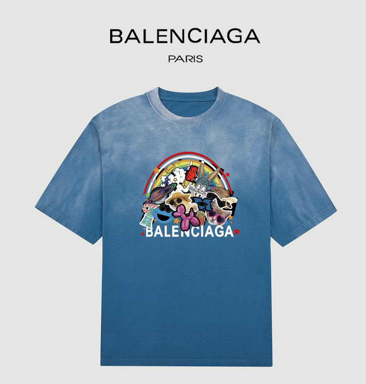 Wholesale Cheap B alenciaga Short Sleeve T-Shirts for Sale