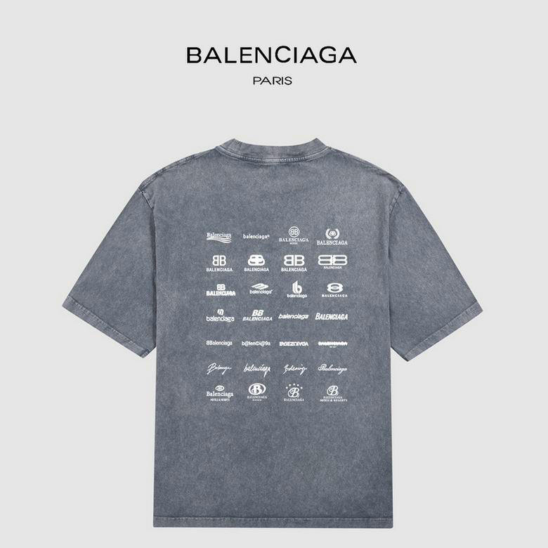 Wholesale Cheap B alenciaga Short Sleeve T-Shirts for Sale