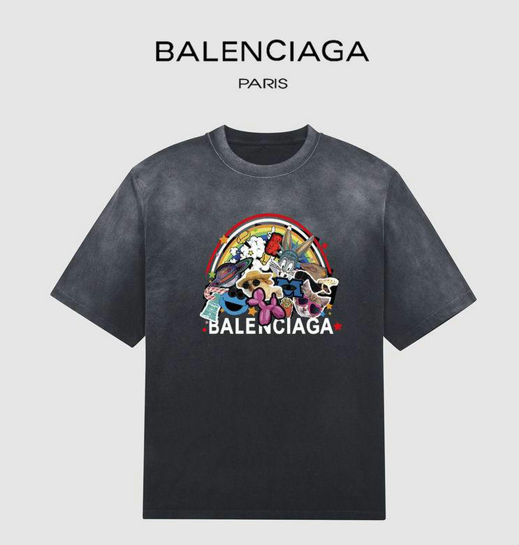 Wholesale Cheap B alenciaga Short Sleeve T-Shirts for Sale