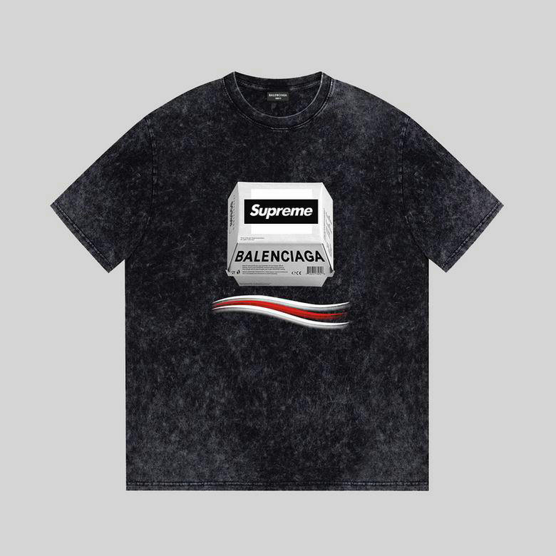 Wholesale Cheap B alenciaga Short Sleeve T-Shirts for Sale