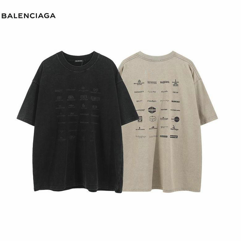 Wholesale Cheap Balenciaga Women's Short Sleeve T shirts for Sale