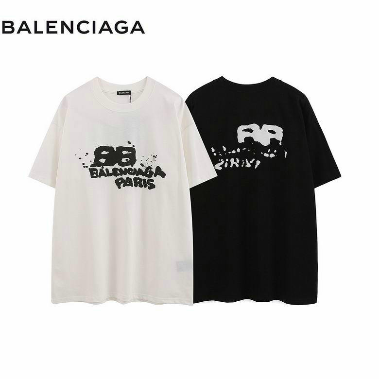 Wholesale Cheap Balenciaga Women's Short Sleeve T shirts for Sale