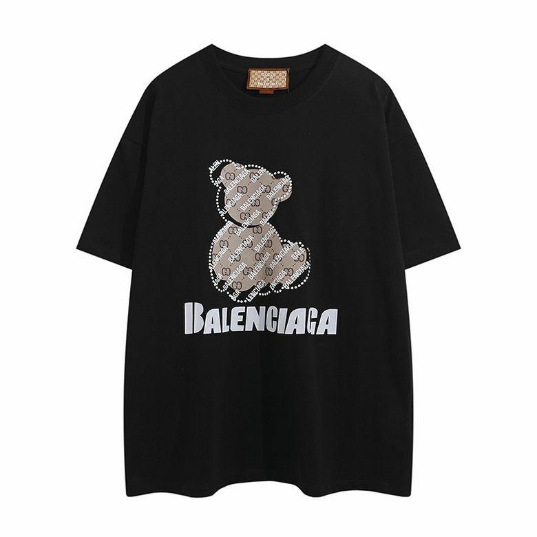 Wholesale Cheap Balenciaga Women's Short Sleeve T shirts for Sale