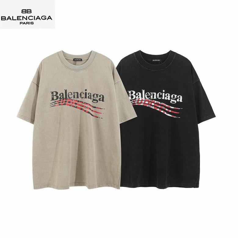 Wholesale Cheap Balenciaga Women's Short Sleeve T shirts for Sale