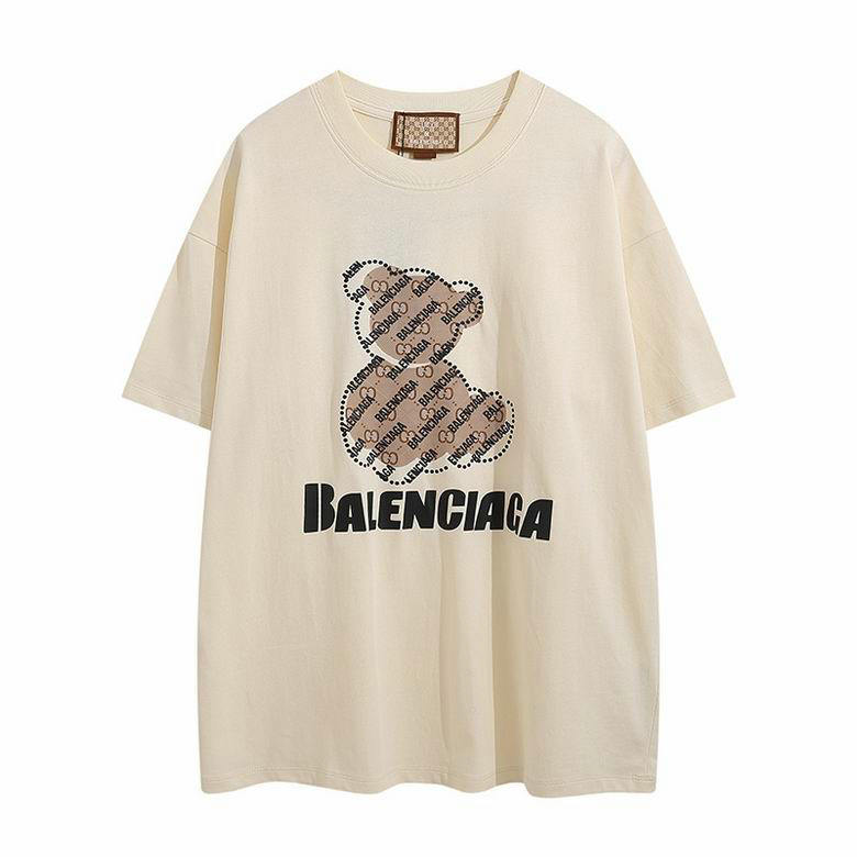 Wholesale Cheap Balenciaga Women's Short Sleeve T shirts for Sale