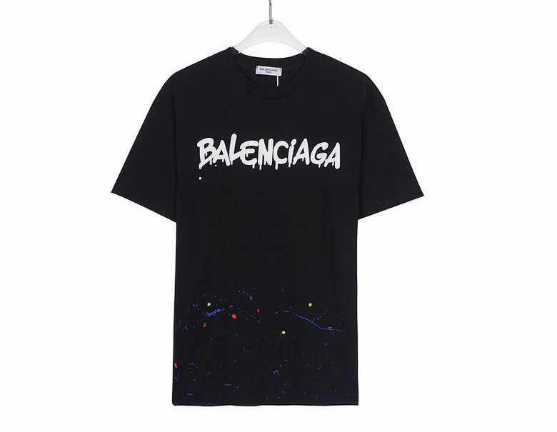 Wholesale Cheap B alenciaga Short Sleeve T-Shirts for Sale
