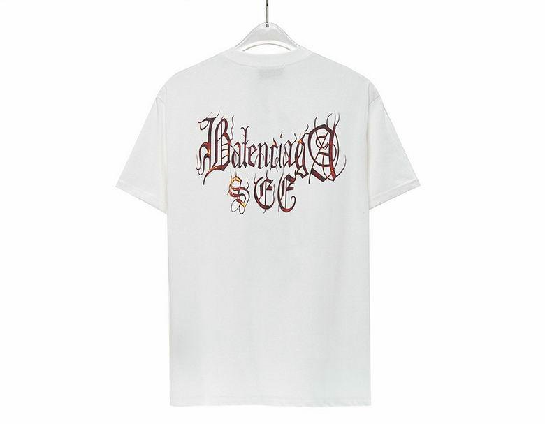 Wholesale Cheap B alenciaga Short Sleeve T shirts for Sale