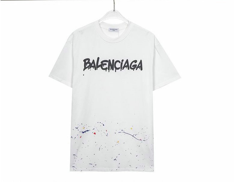 Wholesale Cheap B alenciaga Short Sleeve T-Shirts for Sale