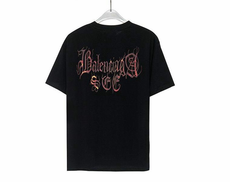 Wholesale Cheap B alenciaga Short Sleeve T shirts for Sale
