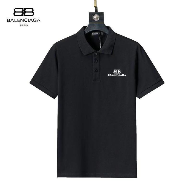 Wholesale Cheap High quality B alenciaga Short Sleeve Lapel men T Shirts for Sale