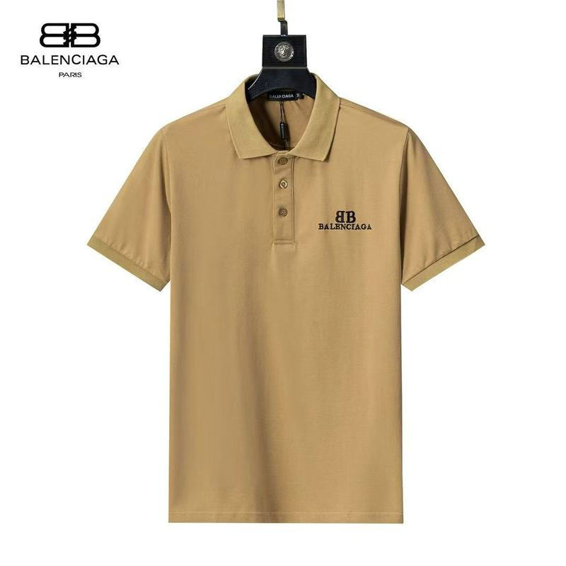 Wholesale Cheap High quality B alenciaga Short Sleeve Lapel men T Shirts for Sale