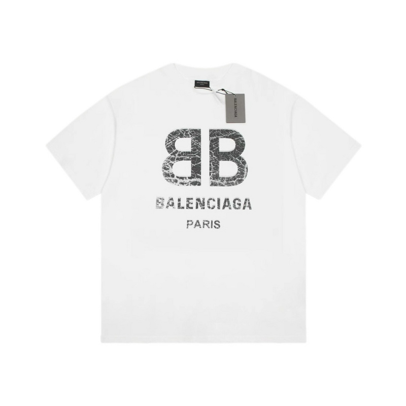 Wholesale High-quality Cheap B.alenciaga Short Sleeve Crew Neck T-Shirts for sale