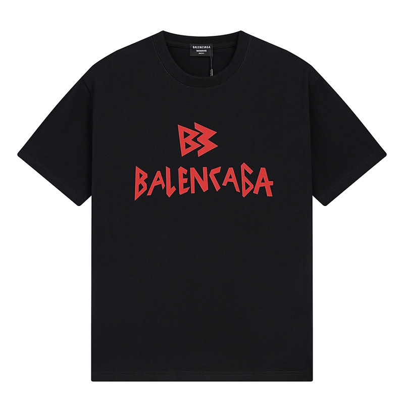 Wholesale High-quality Cheap B.alenciaga Short Sleeve Crew Neck T-Shirts for sale