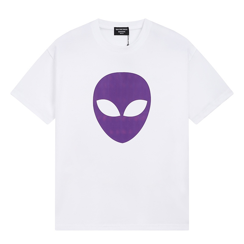 Wholesale High-quality Cheap B.alenciaga Short Sleeve Crew Neck T-Shirts for sale