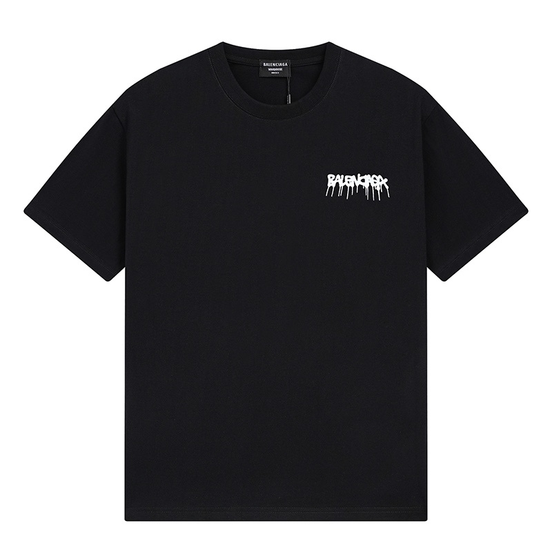 Wholesale High-quality Cheap B.alenciaga Short Sleeve Crew Neck T-Shirts for sale