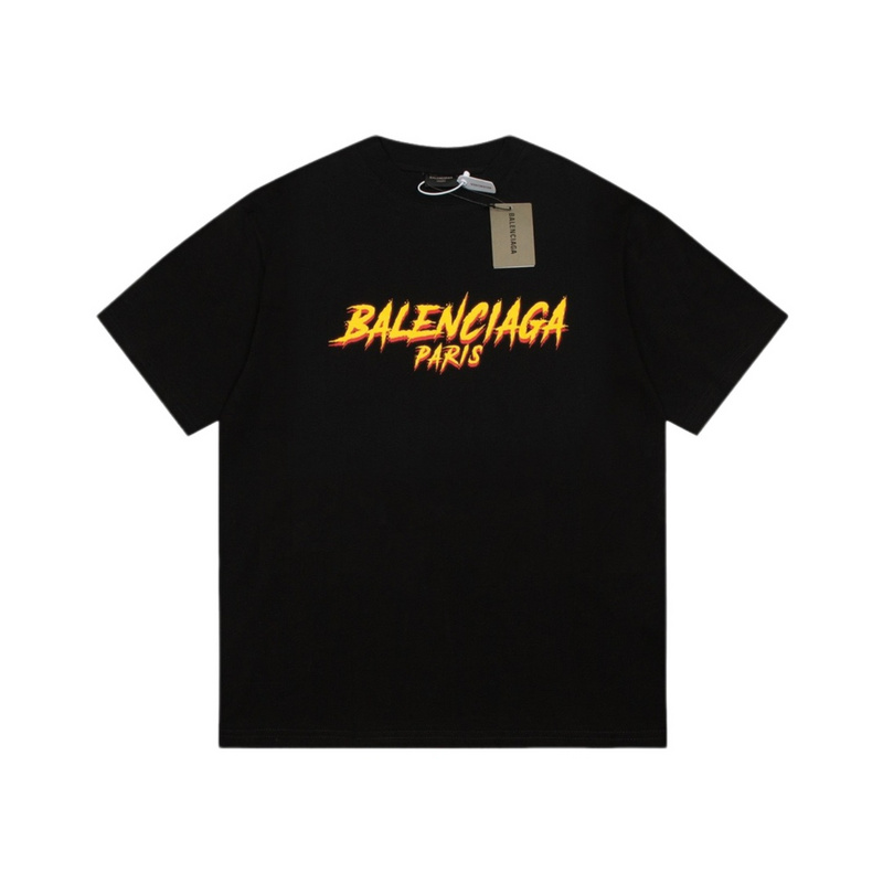 Wholesale High-quality Cheap B.alenciaga Short Sleeve Crew Neck T-Shirts for sale