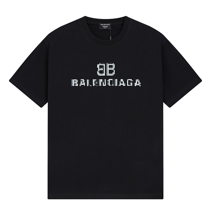 Wholesale High-quality Cheap B.alenciaga Short Sleeve Crew Neck T-Shirts for sale