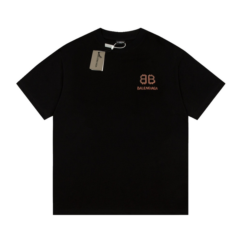 Wholesale High-quality Cheap B.alenciaga Short Sleeve Crew Neck T-Shirts for sale