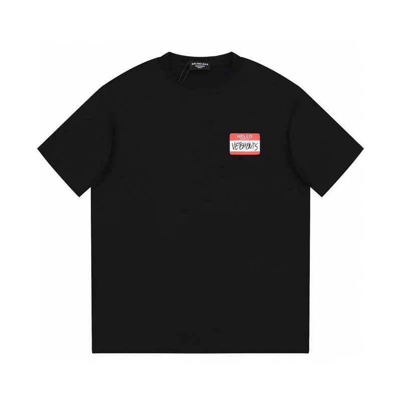 Wholesale High-quality Cheap B.alenciaga Short Sleeve Crew Neck T-Shirts for sale