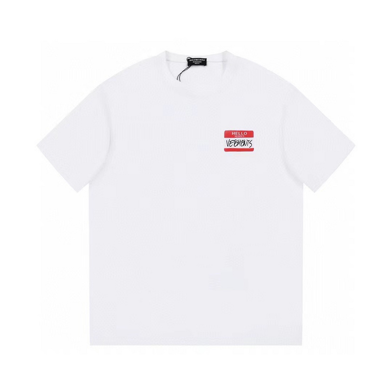 Wholesale High-quality Cheap B.alenciaga Short Sleeve Crew Neck T-Shirts for sale