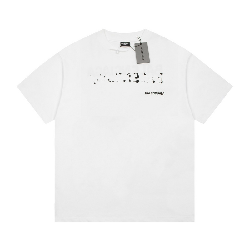 Wholesale High-quality Cheap B.alenciaga Short Sleeve Crew Neck T-Shirts for sale