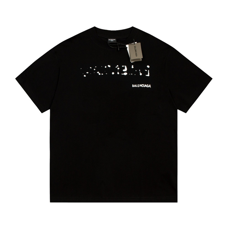 Wholesale High-quality Cheap B.alenciaga Short Sleeve Crew Neck T-Shirts for sale