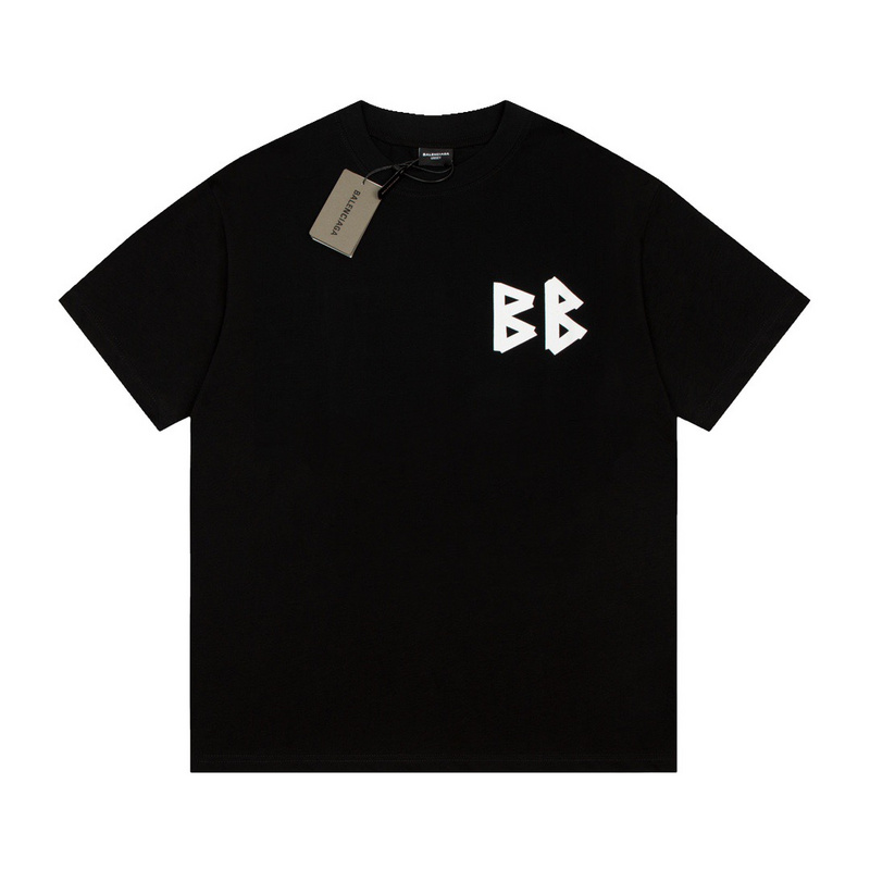 Wholesale High-quality Cheap B.alenciaga Short Sleeve Crew Neck T-Shirts for sale