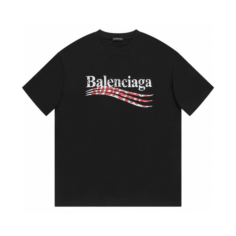 Wholesale High-quality Cheap B.alenciaga Short Sleeve Crew Neck T-Shirts for sale
