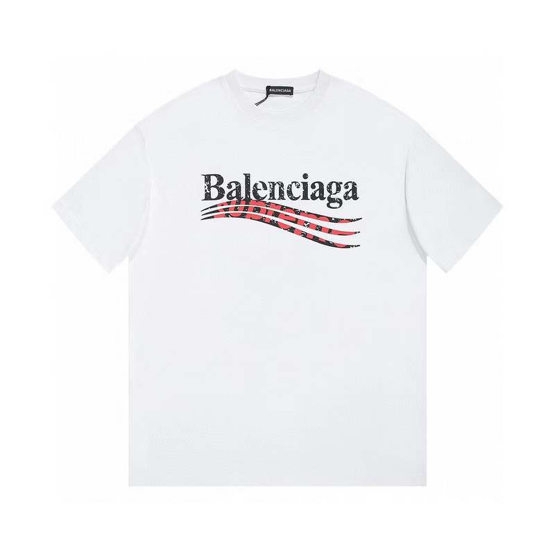 Wholesale High-quality Cheap B.alenciaga Short Sleeve Crew Neck T-Shirts for sale