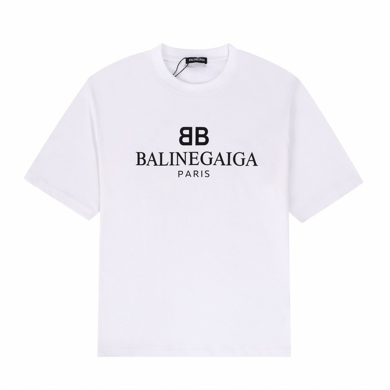 Wholesale High-quality Cheap B.alenciaga Short Sleeve Crew Neck T-Shirts for sale