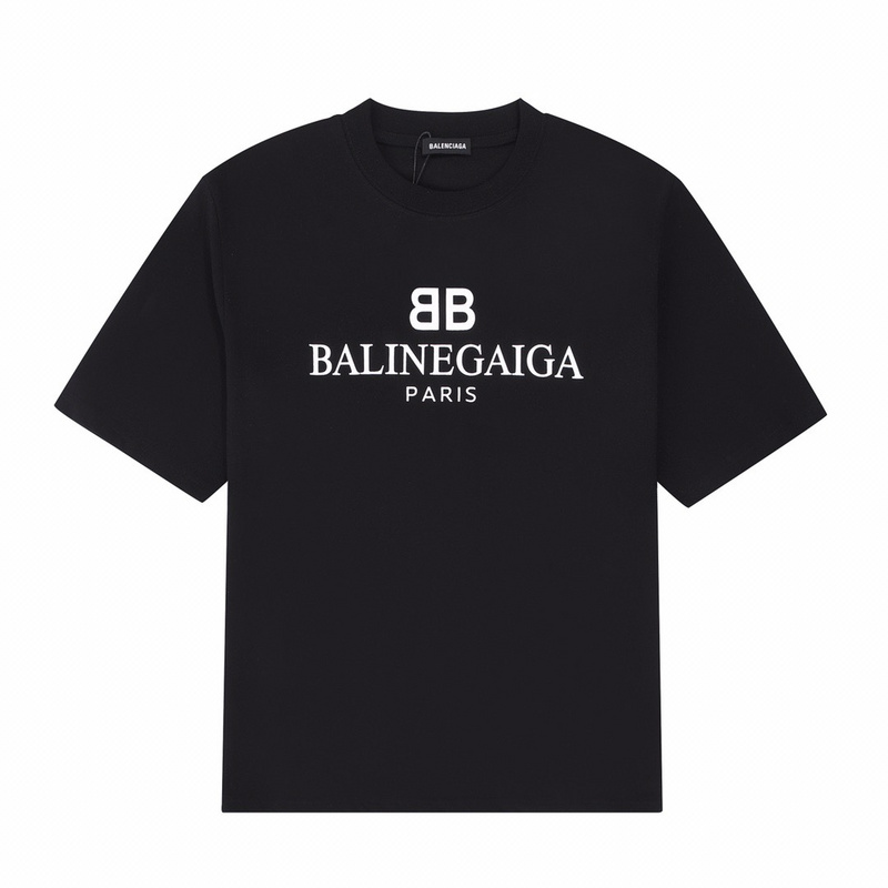 Wholesale High-quality Cheap B.alenciaga Short Sleeve Crew Neck T-Shirts for sale