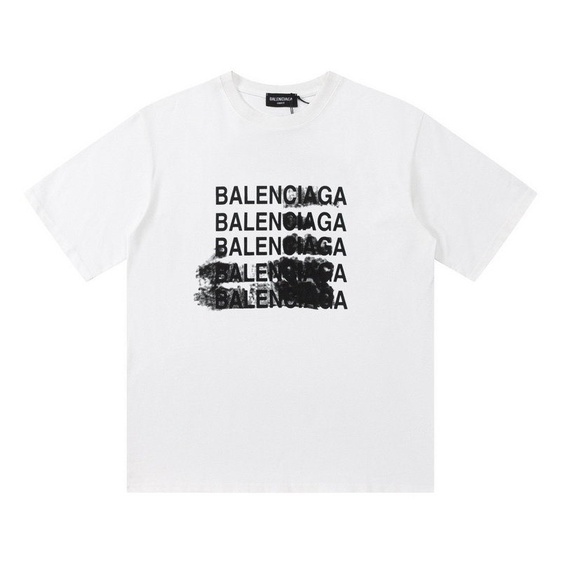Wholesale High-quality Cheap B.alenciaga Short Sleeve Crew Neck T-Shirts for sale