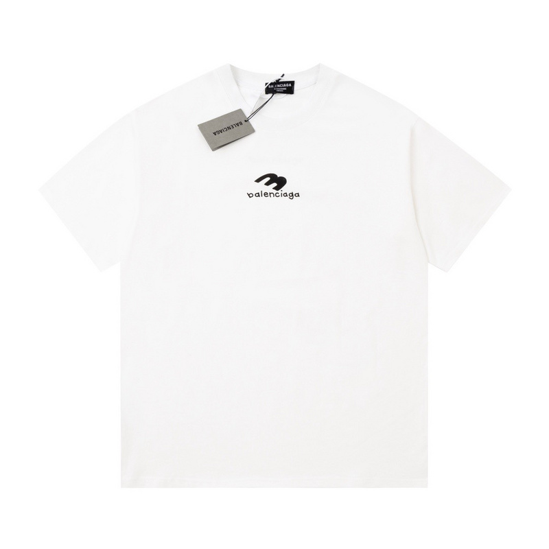 Wholesale High-quality Cheap B.alenciaga Short Sleeve Crew Neck T-Shirts for sale
