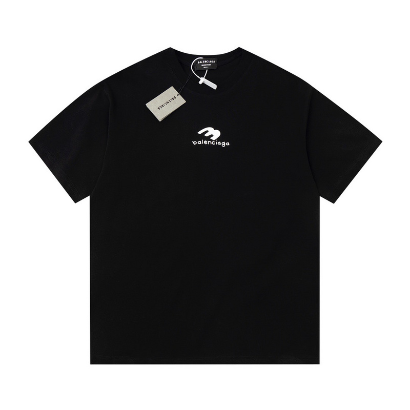 Wholesale High-quality Cheap B.alenciaga Short Sleeve Crew Neck T-Shirts for sale