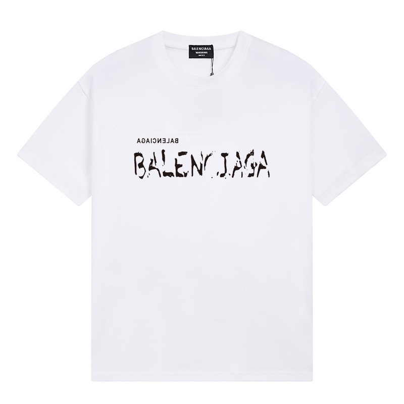 Wholesale High-quality Brands Casual T shirts B.alenciaga Short Sleeve Crew Neck Designer T-Shirts for sale