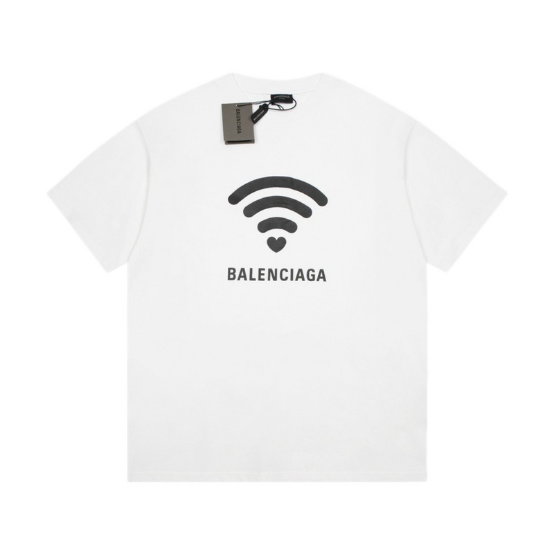 Wholesale High-quality Cheap B.alenciaga Short Sleeve Crew Neck T-Shirts for sale