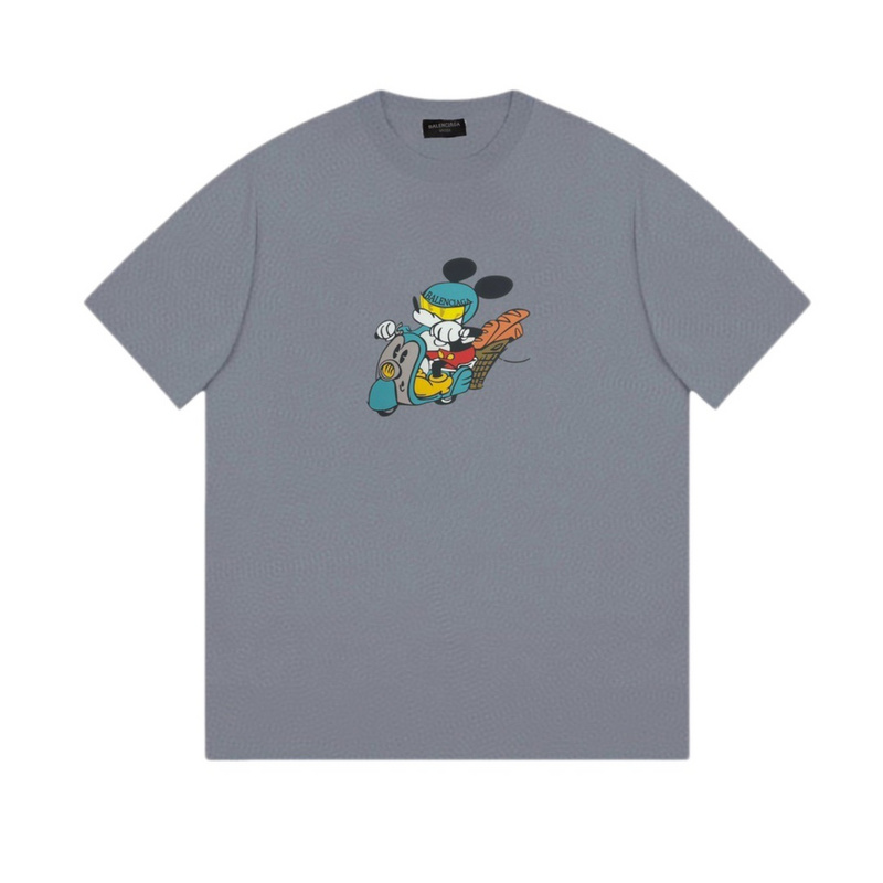 Wholesale High-quality Cheap B.alenciaga Short Sleeve Crew Neck T-Shirts for sale
