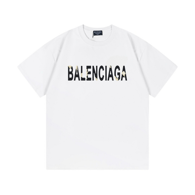 Wholesale High-quality Cheap B.alenciaga Short Sleeve Crew Neck T-Shirts for sale